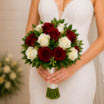 Ramo para novia de bicolor